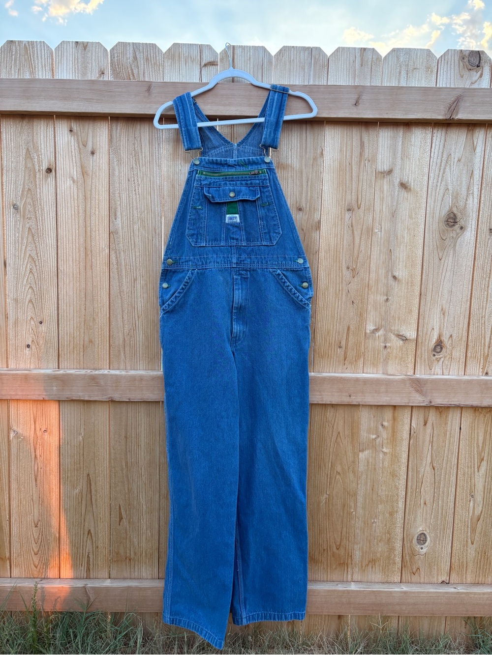 Liberty Blue Denim Men's Overalls Size 32 34